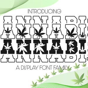 Cannabis-Schriftarten, Weed-Schriftarten, Marihuana-Schriftarten, Display-Schriftarten, POD-Schriftarten, T-Shirt-Schriftarten, SVG-Schriftarten, Cricut-Schriftarten, Schriftarten, Grüne Schriftarten