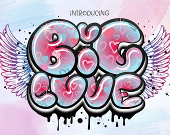 Fonte Chunky Graffiti: Fonte Big Love Street (Download Digital)
