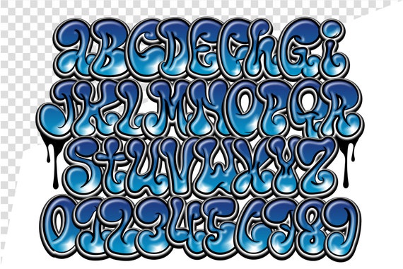 趣味 Graffiti alphabet Graffiti Alphabet PNG Bundle: Grunge Brick Style (digital