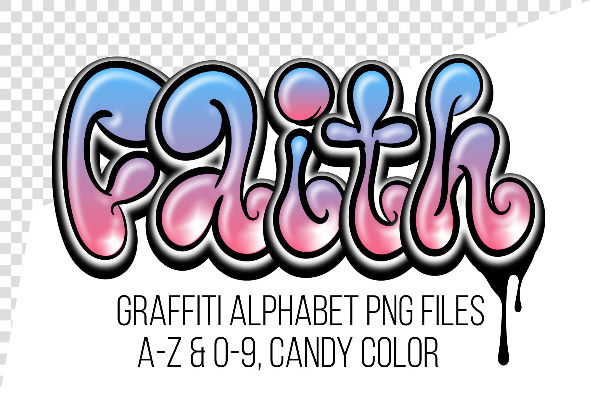 girly graffiti bubble letters