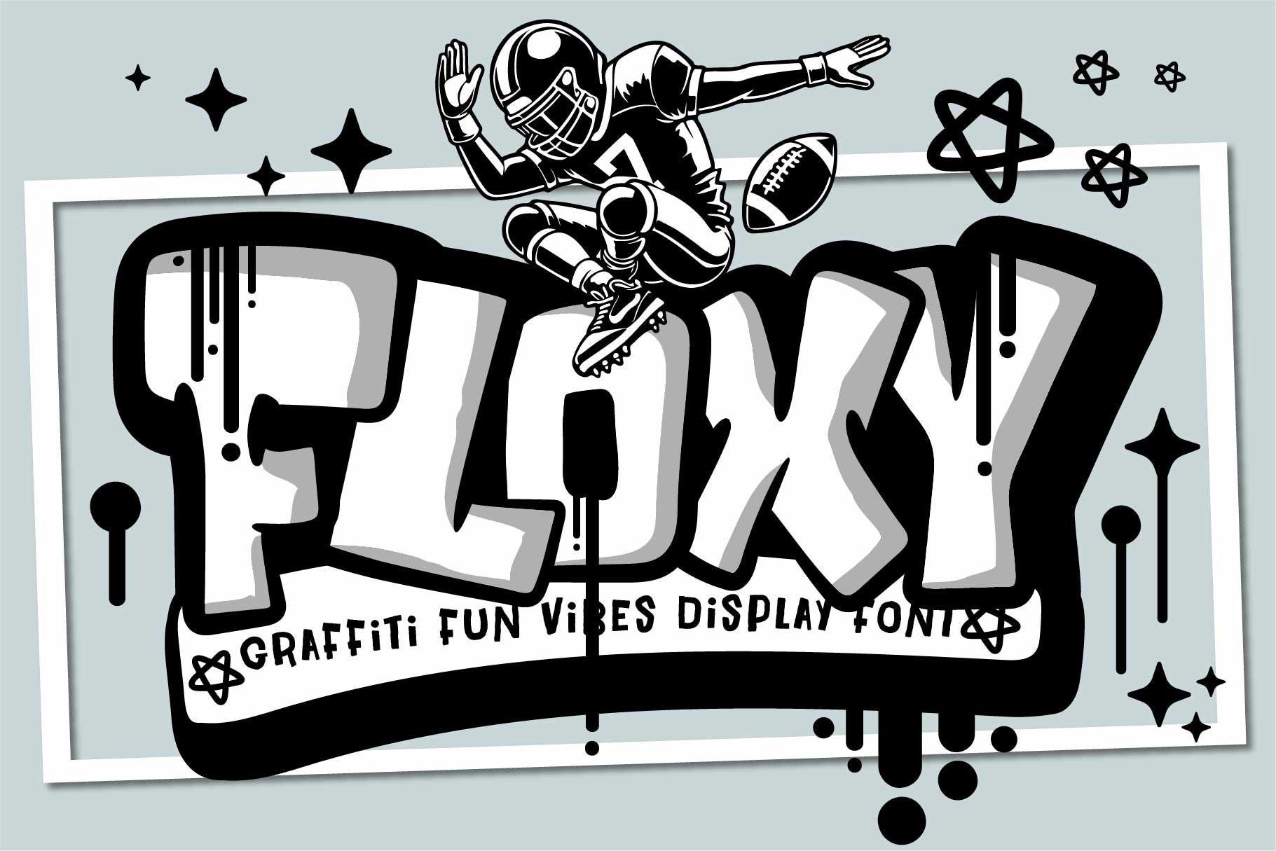 Graffiti Font: Fun Urban Street Art Style - Floxy - Etsy