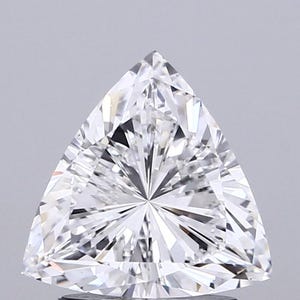 2 ct Triangle Cut Diamond Ring, Lab Grown Trillion Engagement Ring, Minimalist Wedding Ring, Anniversary Gift