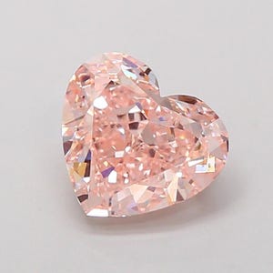 2.10ct Fancy Pink Heart Cut Lab Grown Diamond | IGI Certified | Best for Ring, Necklace or Bracelet | Gift for Wife
