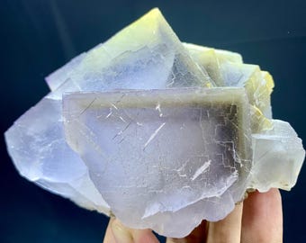 Blauer Phantom Fluorit Kristall, Kubisches Mineral, Belutschistan