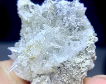 Rare Laser Quartz Bunch Terminated Crystals On Matrix - 62 Carat