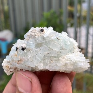 Needles Bunch Of Double Sided Aquamarine Crystals, Natural Terminated Aquamarine Bunch, Collection Grade Aquamarine From Skardu - 50 Gram
