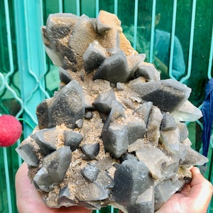 6 kg Very Rare Dog Tooth Calcite Cluster, Collection Grade Huge Size Calcite Cluster, Bi Color Dog Tooth Calcite, Baluchistan Calcite