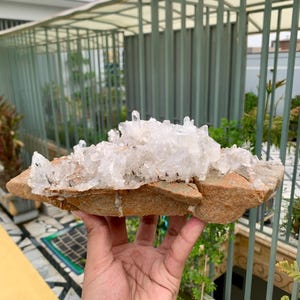 Faden Quartz Crystal Cluster: Double Terminated, Collection Grade - Pakistan (1820 gram