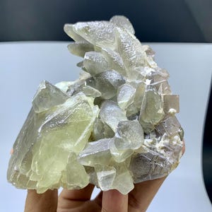 Mystical Rare Dragon Calcite Cluster, Calcite With Fluorite, Spiritual Energy Stone for Healing and Display, Unique Calcite for Collectors