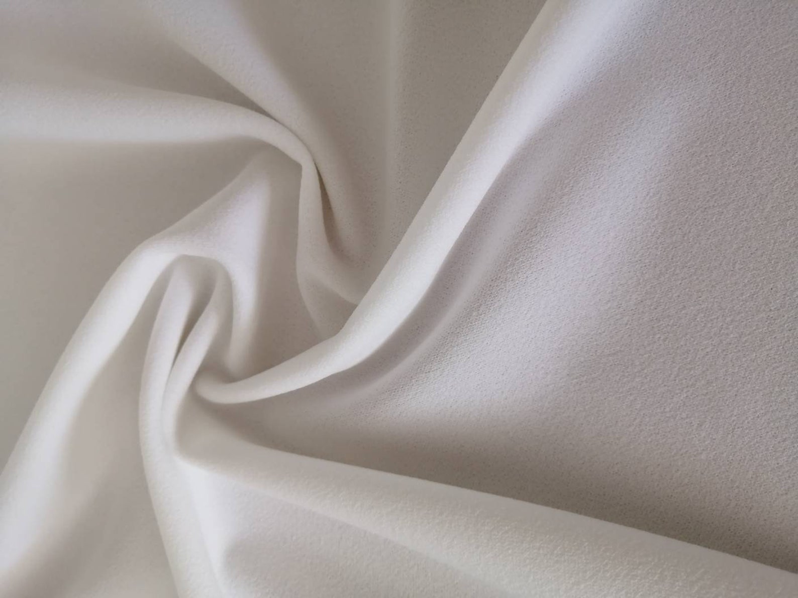 Off White Stretch Crepe Fabric Bridal Crepe Fabric By The Etsy