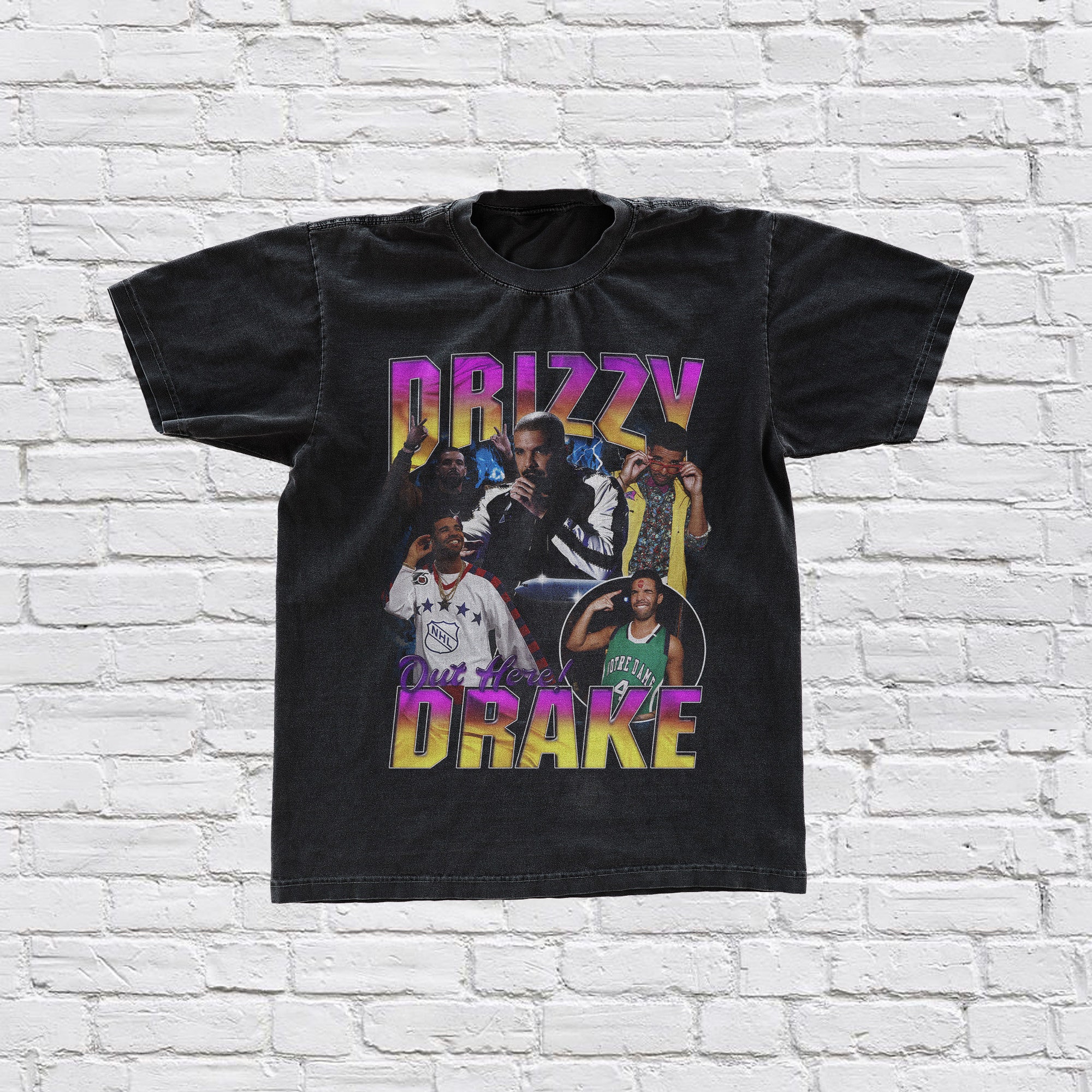 Discover Drizzy Drake (Out Here) - Graphic T-Shirt, Rapper T-Shirt, Hip Hop T-Shirt, Vintage Rapper T-Shirt, Bootleg Vintage T-Shirt