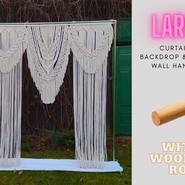 Wall Hanging Rod Etsy