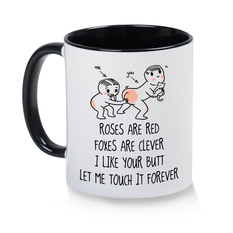 Roses Are Red Foxes Are Clever I Like Your Butt Let Me Touch Etsy
