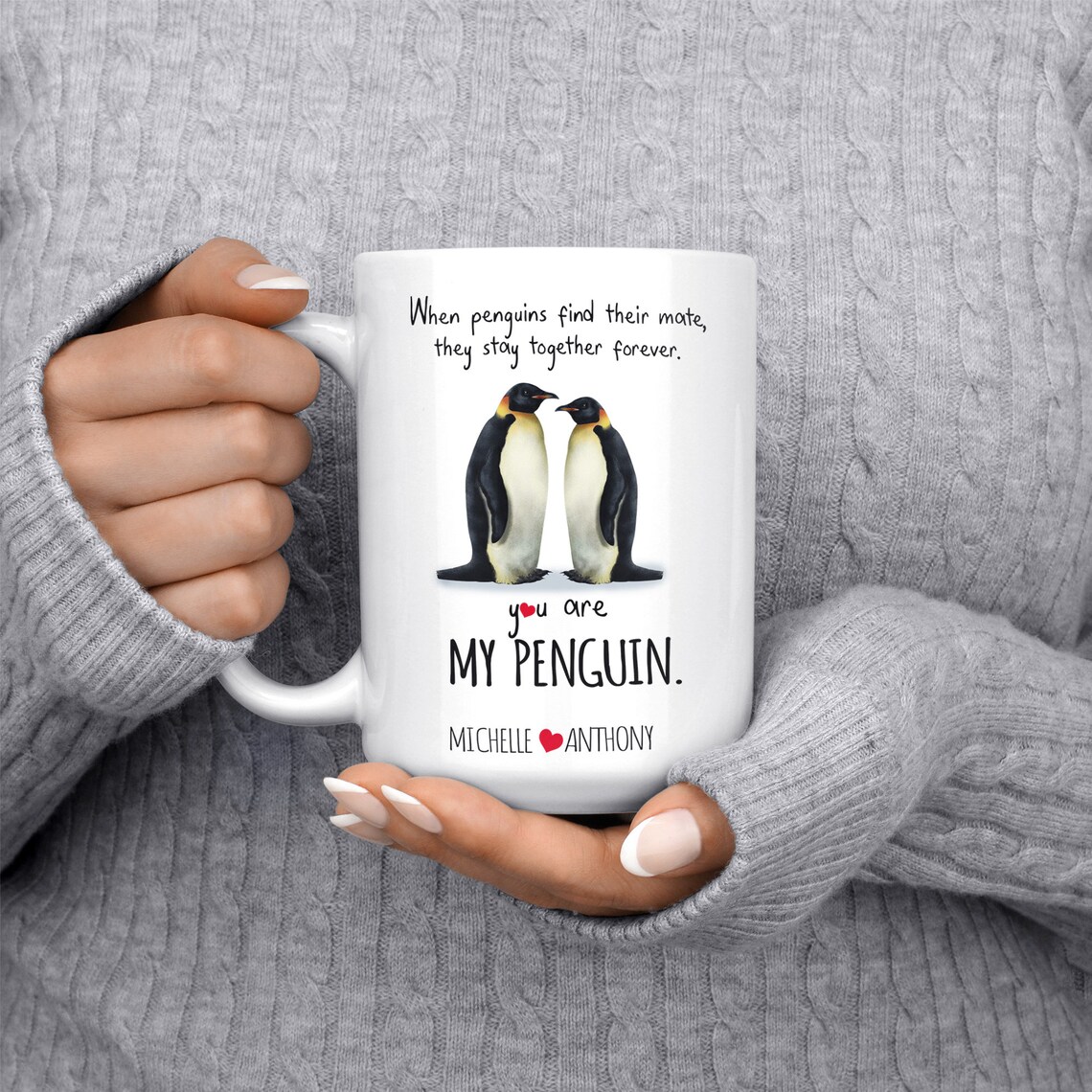 Personalized When Penguins Find Their Mate They Stay Together | Etsy