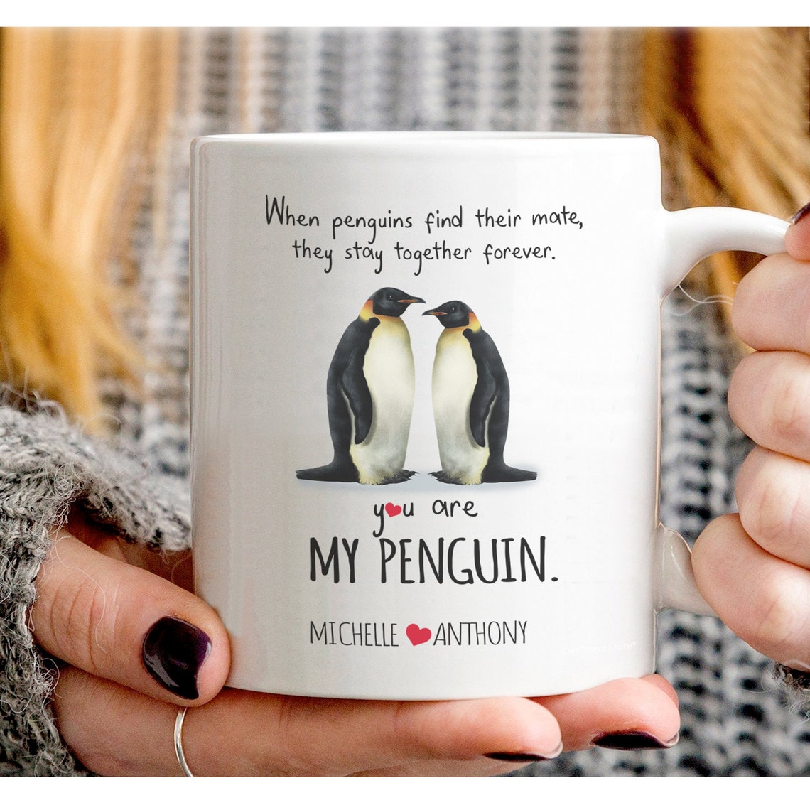 Personalized When Penguins Find Their Mate They Stay Together | Etsy