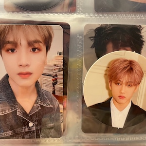 OFICJALNA karta ze zdjęciem Haechan i okrągła karta jisung nct dream we boom (wersja boom)