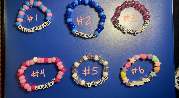 Seventeen Beaded Bracelets !! - Etsy