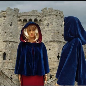 Medieval Hooded Cape Sewing Pattern | PDF Cloak Pattern with Hood | Renaissance, Fantasy, Cosplay & Costume DIY