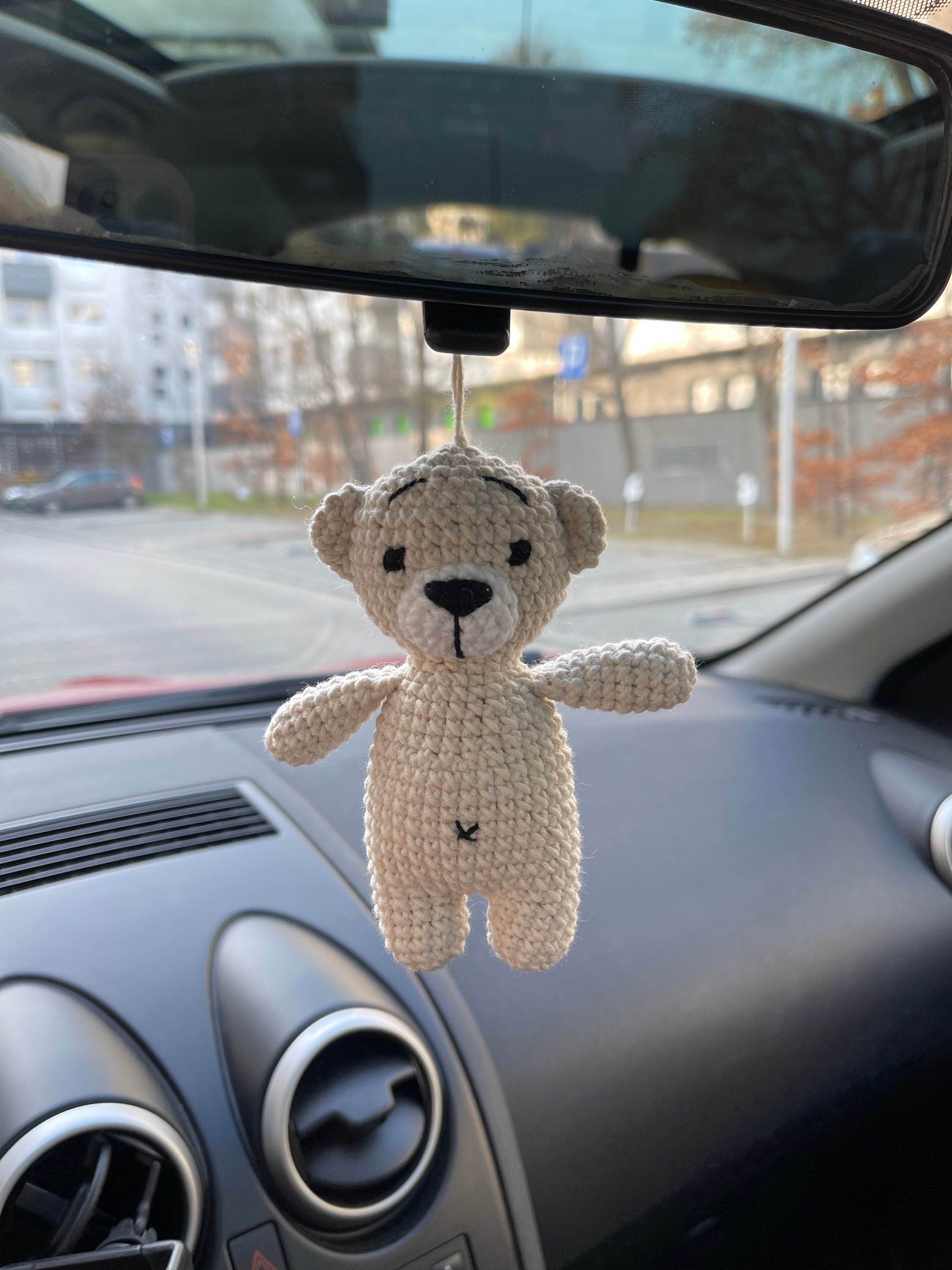 Buy Bear Rear View Mirror Charm, Car Hanging Accessories, Cute Car  Accessories for Women, Gift for Teen Girls Online in India 