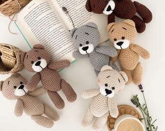 Stuffed Teddy bear crochet - Size / color available - Pregnant, new mom ,baby shower gift
