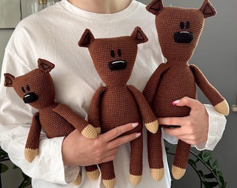 L'orsacchiotto di peluche di Mr. Bean, un bizzarro compagno all'uncinetto - Regalo per gli amanti di Mr. Bean