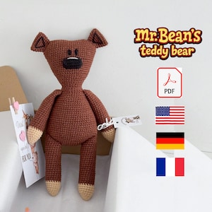 Modèle au crochet de l'ours en peluche de Mr. Bean PDF