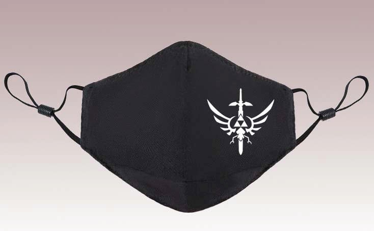 Zelda Face Mask with Adjustable Ear Loops/Washable Fabric Face Mask/ …