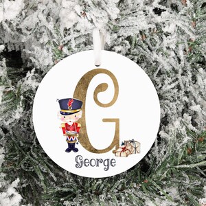 Nutcracker Tree Ornament, Personalised Nutcracker Tree Decoration, Nutcracker Christmas bauble, Christmas Hanging Decoration