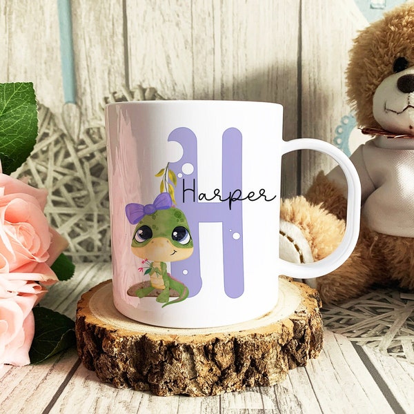 Personalised Dinosaur Unbreakable Mug for Boys and Girls, Gifts For Friends, Birthday Gifts, Christmas Gifts