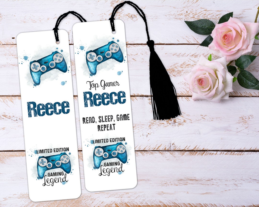 Game Bookmarklets Personalised Gamer Bookmark: Metal Christmas Stocking Filler for Gamer ...
