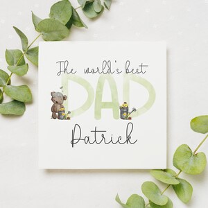 Carte-cadeau personnalisée pour homme, père, grand-père, père, oncle, beau-père, frère,