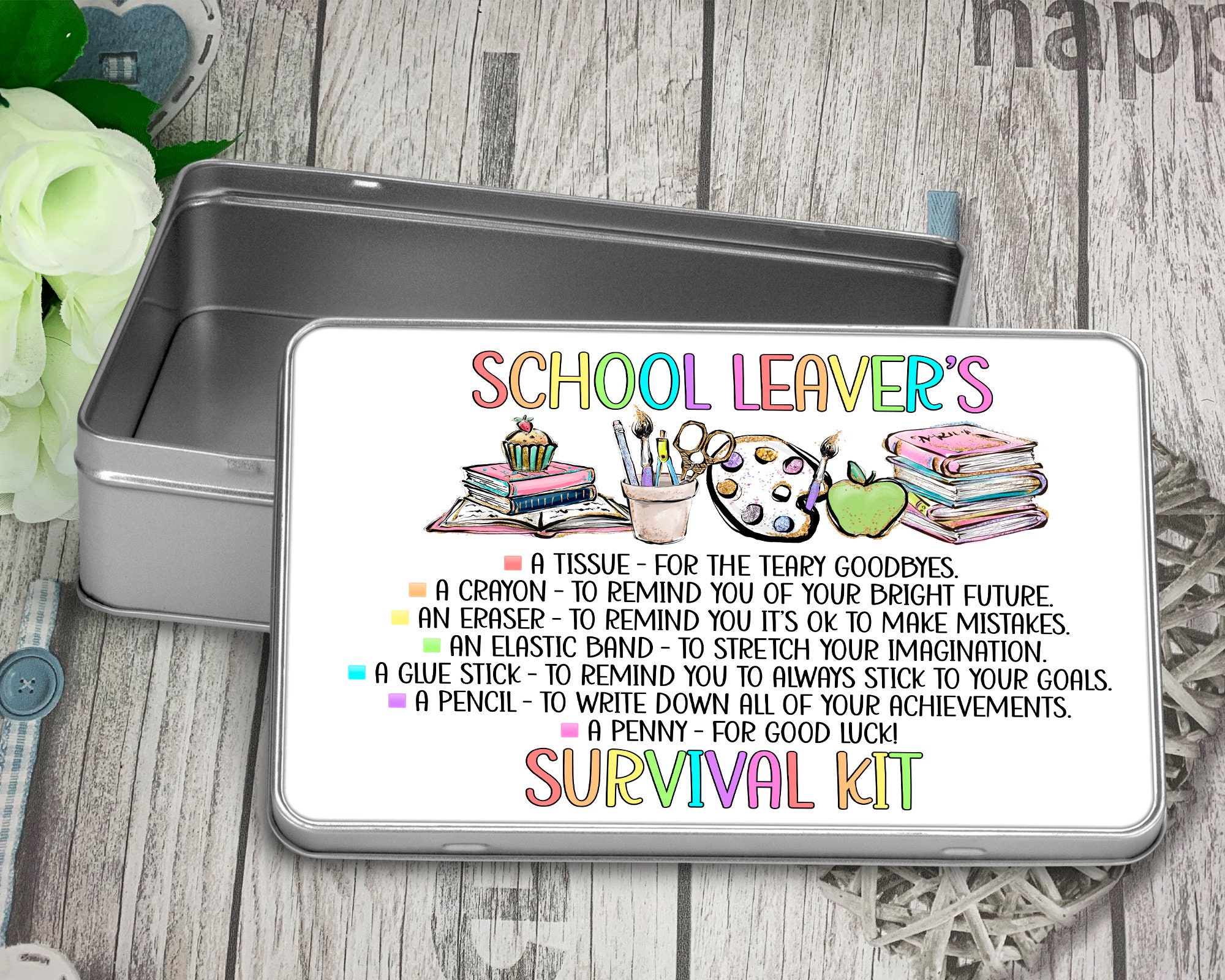 Teacher Gift Personalised Teacher Tin Survival Tin - Etsy UK