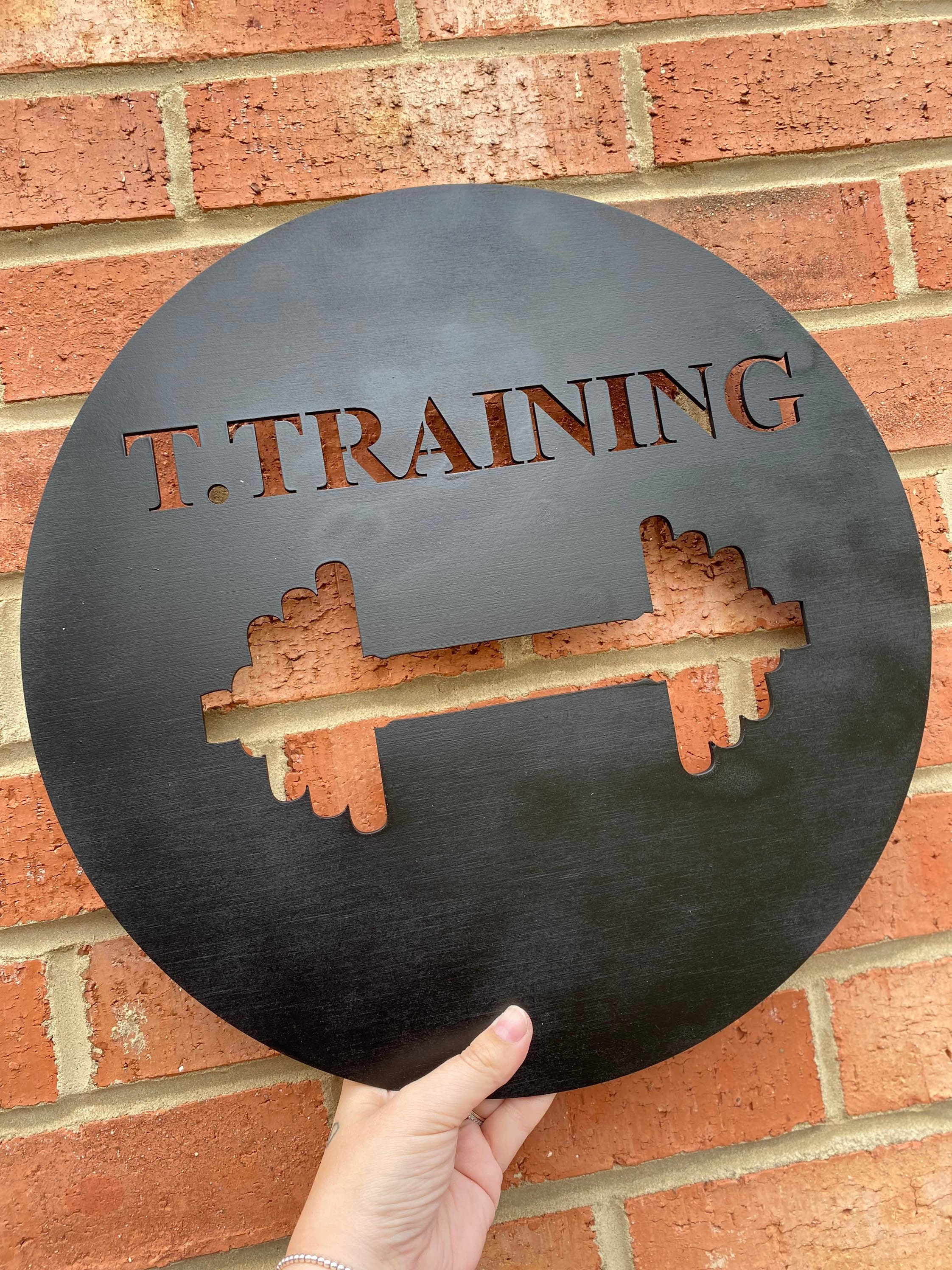 Home Gym Sign Personalised Gym Sign Custom Made Sign Etsy UK