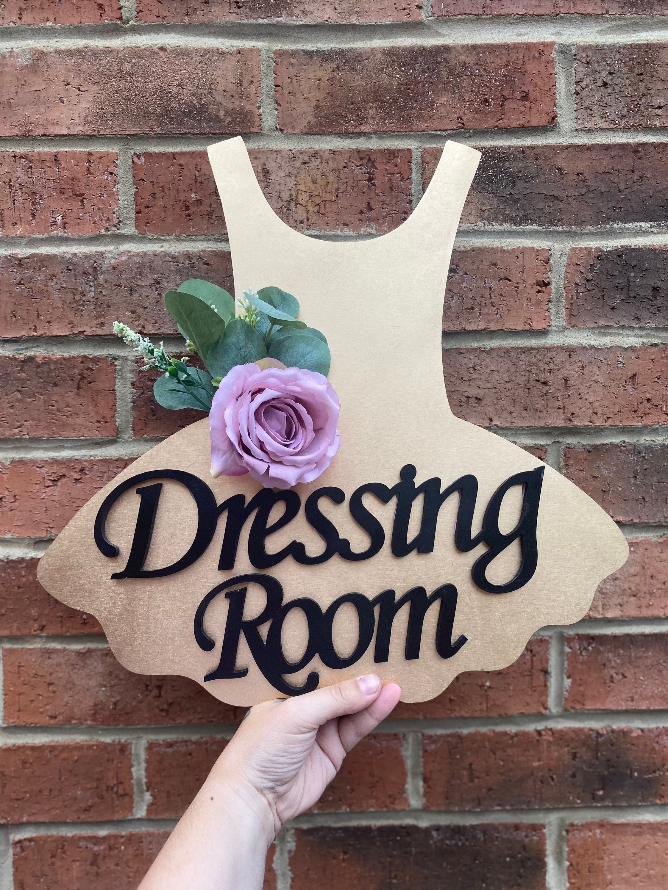 Fitting Room Sign Dress Sign Women Changing Room Wooden - Etsy UK