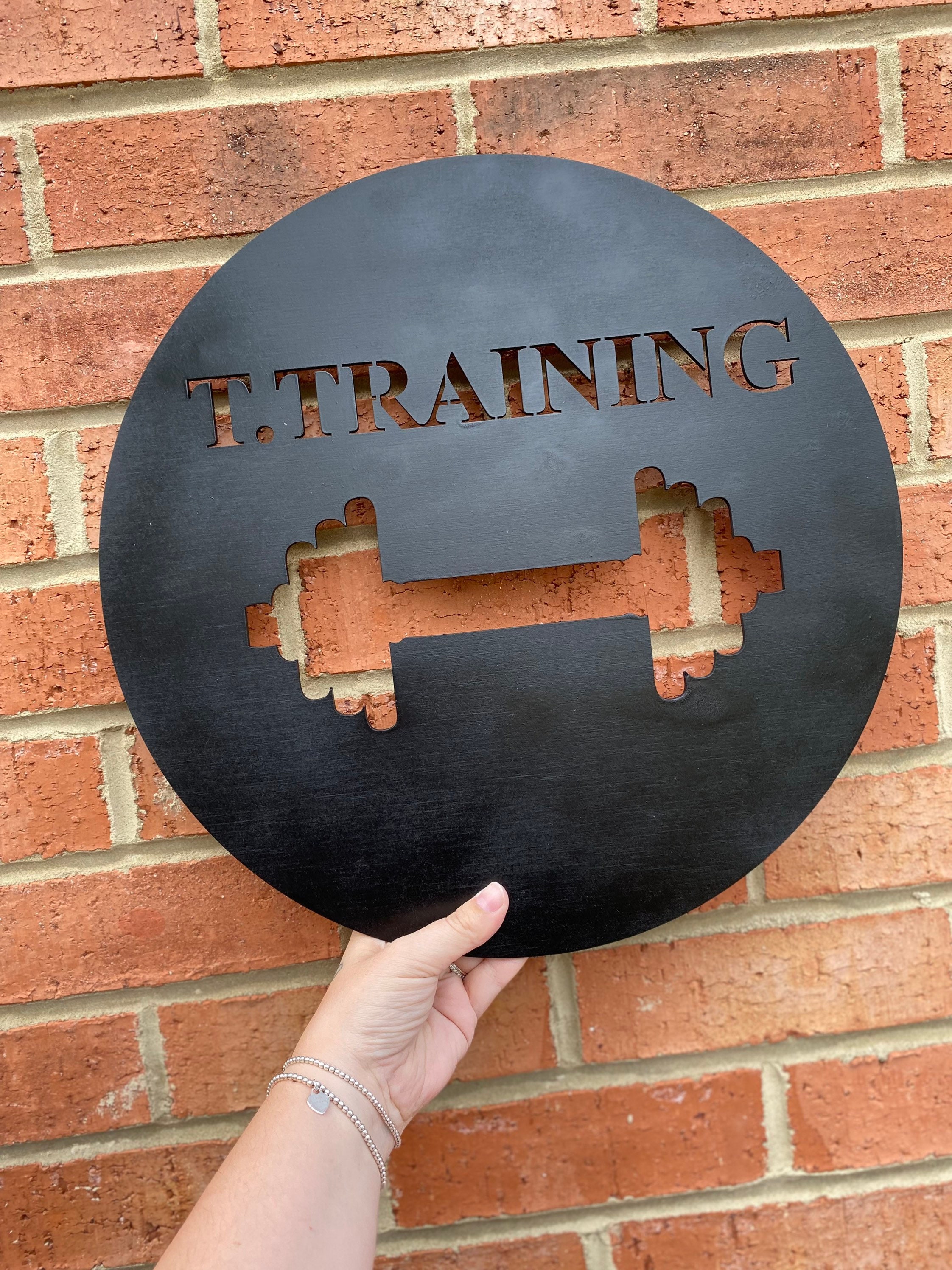 Home Gym Sign Personalised Gym Sign Custom Made Sign Etsy UK