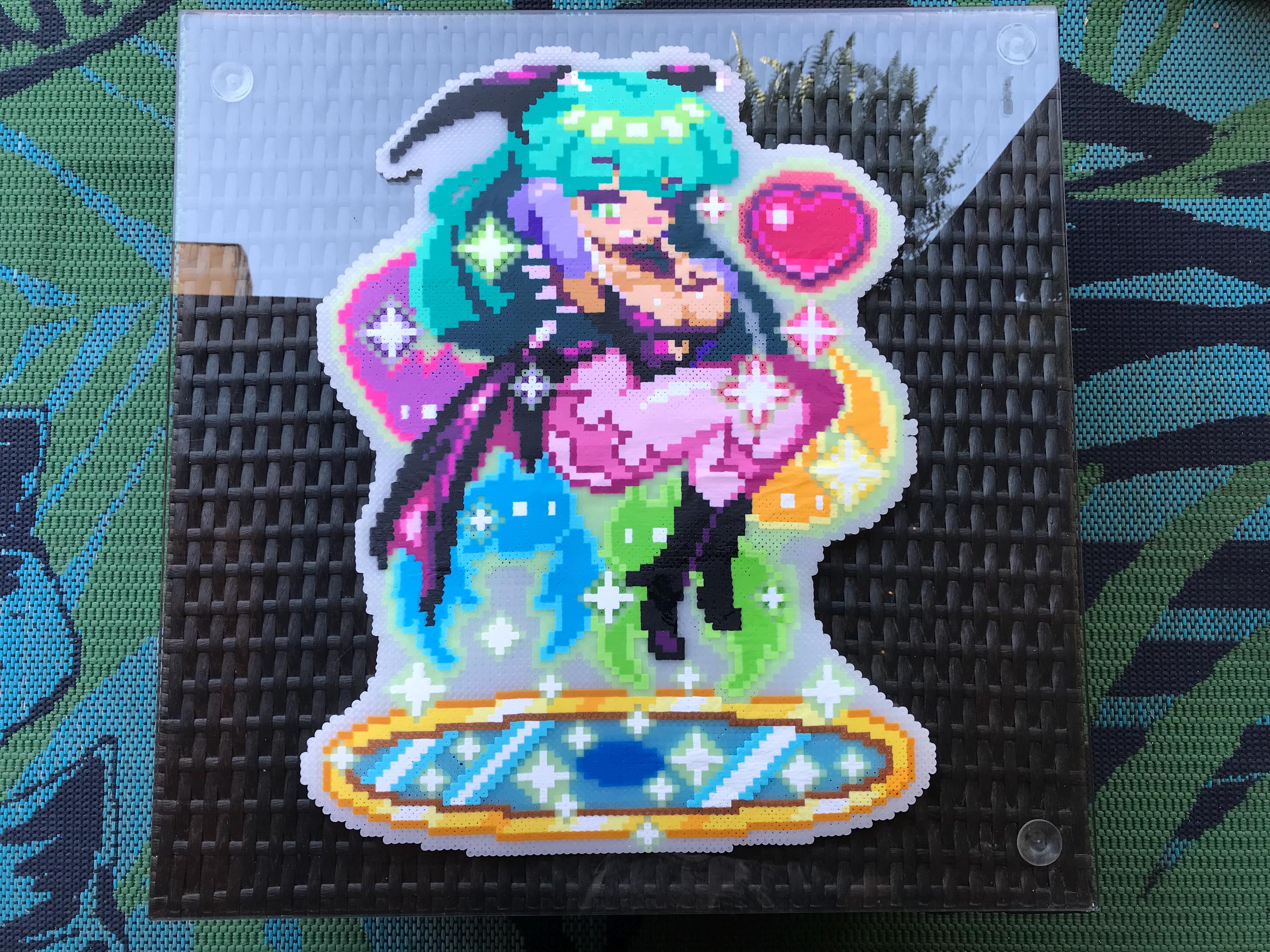 MORRIGAN AENSLAND (seductive Succubus) - Darkstalkers Perler Figure - Etsy