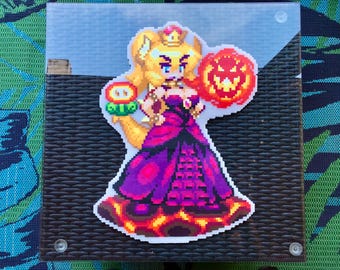 FIRE BOWSETTE - Super Mario Perler figure
