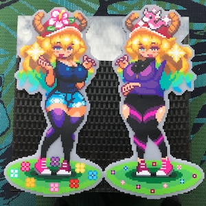 DOUBLE DRAGON (Lucoa Twins) - Miss KOBAYASHI’S Dragon Maid Perler