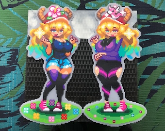 DOPPELDRACHE (Lucoa Twins) - Miss KOBAYASHIs Drachenmädchen Perler