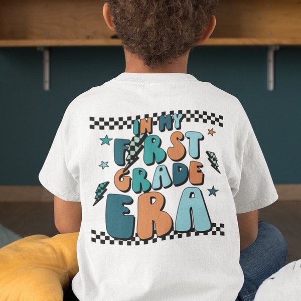 In My First Grade Era T-Shirt, Boy First Grade Shirt, Hello First Grade Toddler Tee, Back to School Shirt