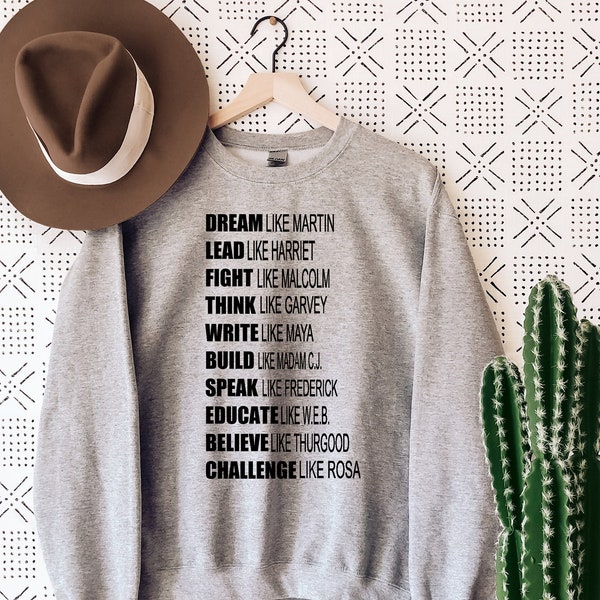 Black History Sweatshirt, Black History Month Sweatshirt, Black History Month Gifts, Black Lives Matter Sweatshirt, Civil Rights Sweatshirt