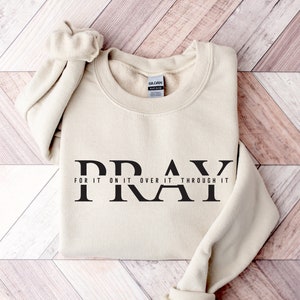 Christian Pray Sweatshirt, Women Of The Bible Sweater, Christian Women Sweater, Prayer Shirt, Praying Women Crewneck, Jesus Church Shir