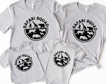 Safari Squad Shirt, Family Matching Shirt, African Safari 2023 Trip, Safari Life Crew T-Shirt, Zoo Trip Cousin Crew Tee