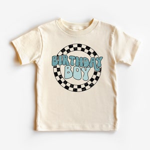 Birthday Boy Toddler Shirt, Retro Birthday T-shirt, Birthday Boy Natural Tee, Cool Birthday Shirt, Birthday Party Shirts