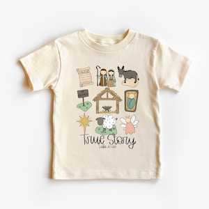 True Story Kids Shirt, Christmas Kids T-Shirt, Merry Christmas Kids T-Shirt, Xmas Toddler Shirt, Holiday Gift for Christmas