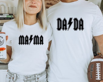 Dada T-Shirt, Rocker Dad Shirts, Cool Dad Shirts, Father's Day Gift Shirt,Rock n Roll Shirt