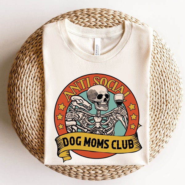Camisa antisocial para mamá de perro, el mejor suéter para mamá de perro, camisa para amantes de los perros, mamá cachorra orgullosa, regalo del Día de la Madre, regalo para mamá de perro nuevo