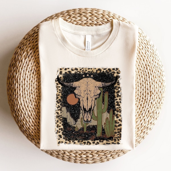 Boho Cow Shirt, Leopard Texas Sweatshirt, Texans Gift, Southern Girl Shirt, Western Clothing, Wild West Sweatshirt, Cowboy Sweater