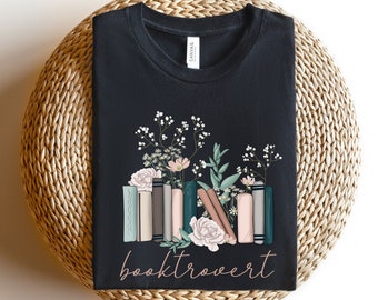 Booktrovert Shirt, Bookish T-Shirt, Book Lover Gifts, Book Lovers Gift, Funny Reading Shirt, Book Shirt