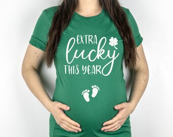 Growing My Lucky Charm Pregnancy St Patricks Day Unisex Hoodie Growing My Lucky Charm Pregnancy St Patricks Day Unisex Hoodie